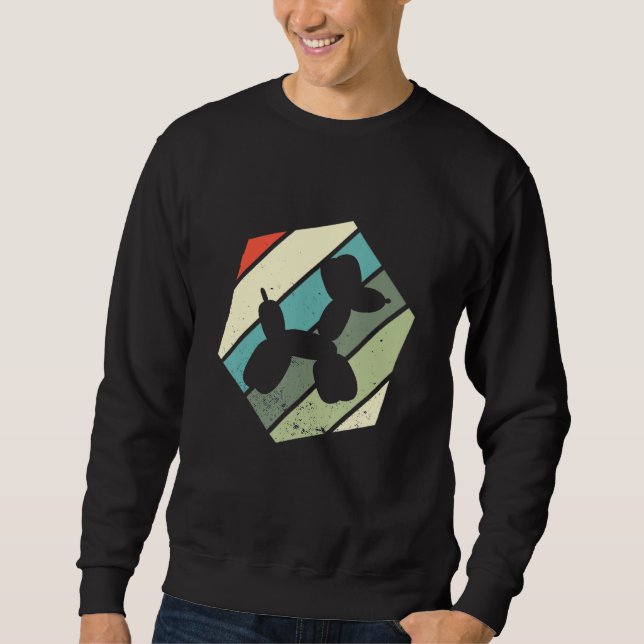 Sweatshirt Balloon Animal Hexa Retro Balloon Twisting Balloon (Devant)