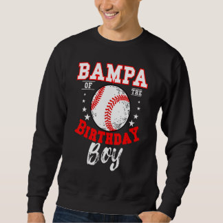 Sweatshirt Bampa De L'Anniversaire Boy Baseball Thème Anniver