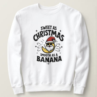 Sweatshirt Banana Claus