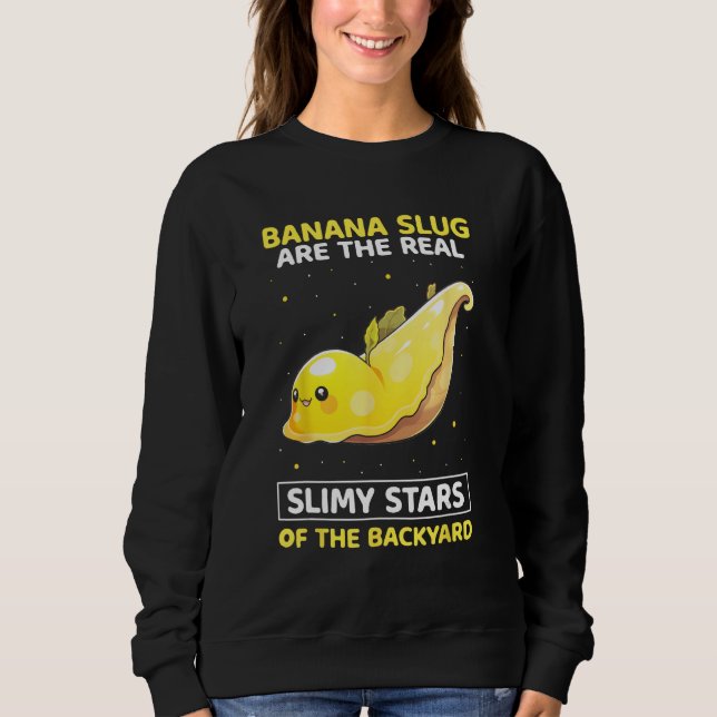 Sweatshirt Banana Slug Collecting Quote for Slug Science 9 (Devant)