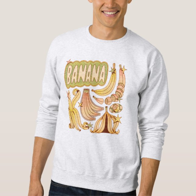 Sweatshirt Banane / Illustration de banane (Devant)