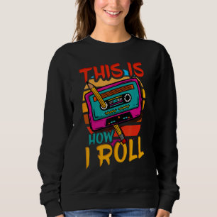 Sweatshirt Bande de cassette musicale des années 80