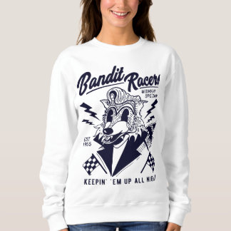 Sweatshirt Bandit Racers Raccoon Garder Em Up Toute La Nuit