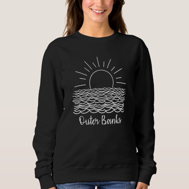 Sweatshirt Banques Extérieures Souvenir Ou Vacances En Groupe (Devant)