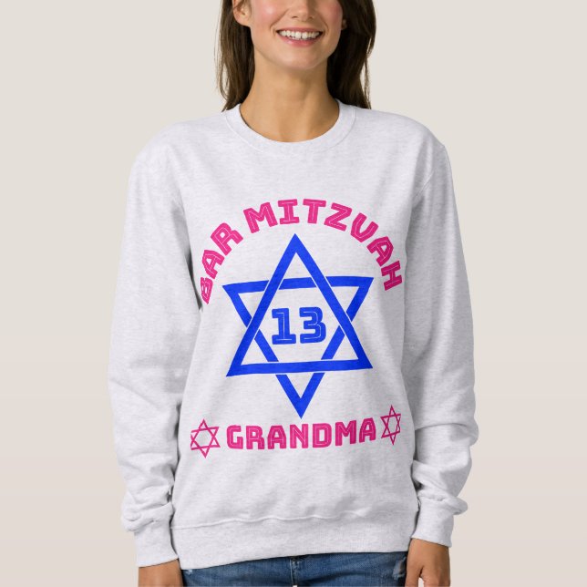Sweatshirt Bar Mitzvah Grandma (Devant)