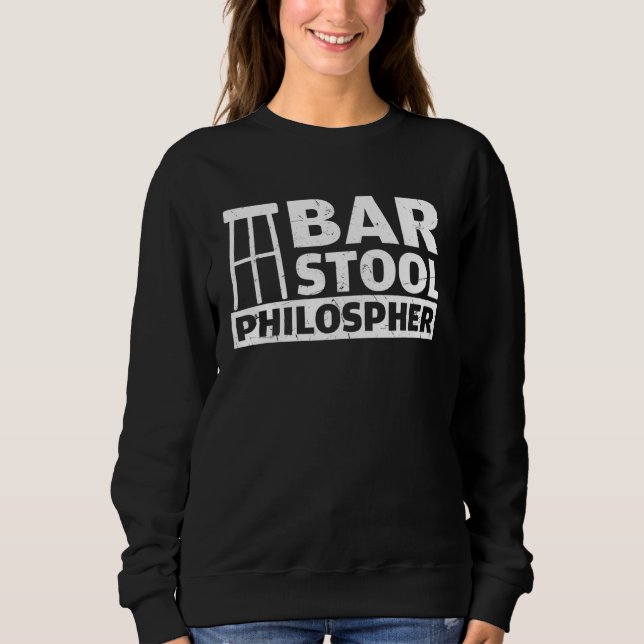 Sweatshirt Bar Stool Philosopher Bar  Bar (Devant)