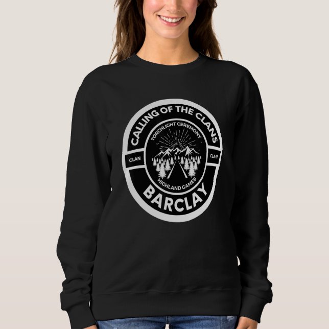 Sweatshirt Barclay Scottish Torch Light Ceremony Highland Gam (Devant)