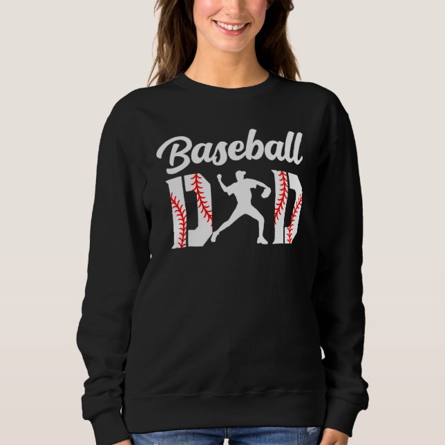 Sweatshirt Baseball Dad Apparel Dad Baseball  Fathers Day Men (Devant)