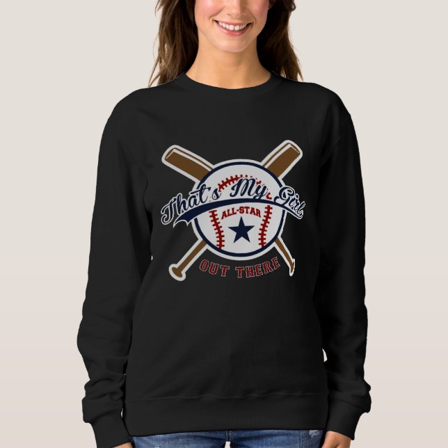 Sweatshirt Baseball for mum and dad (Devant)