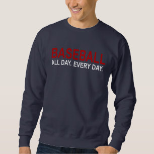 Sweatshirt Baseball Toute La Journée Tous Les Jours