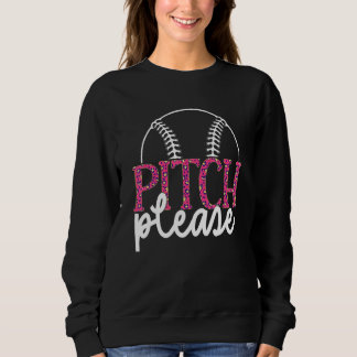 Sweatshirt Baseball Womens Leopard Pattern Softball Baseball 