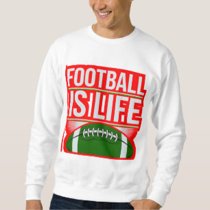 Sweatshirt basique à motif numérique coloré pour h