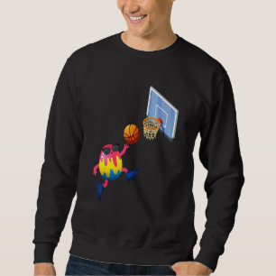 Sweatshirt Basket-ball player Easter Egg Funny Sports Boys Ki