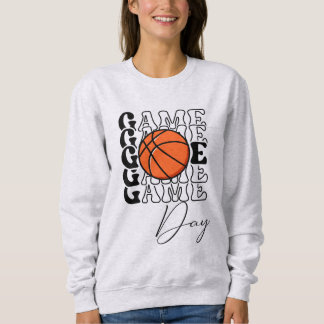 Sweatshirt Basketball du jour de match, Cadeau pour amateur d