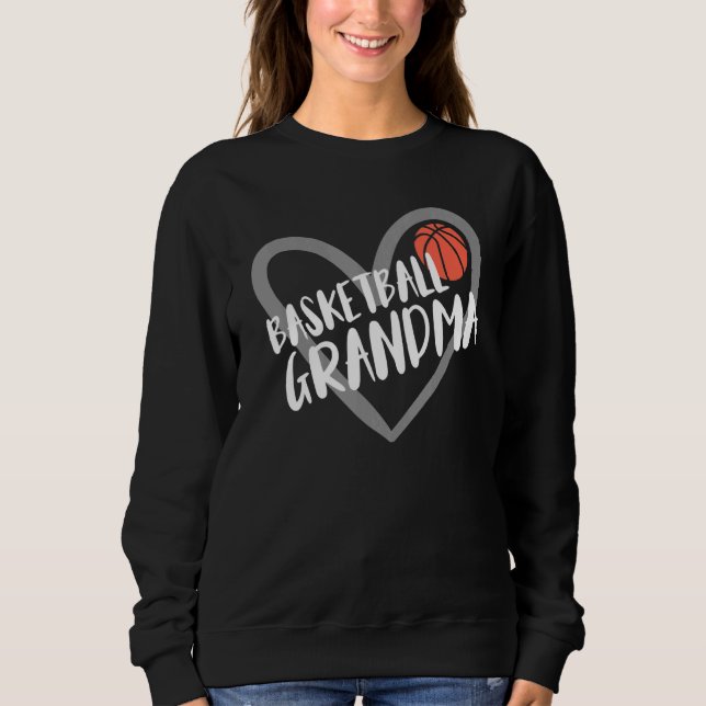 Sweatshirt Basketball Grandma Heart (Devant)