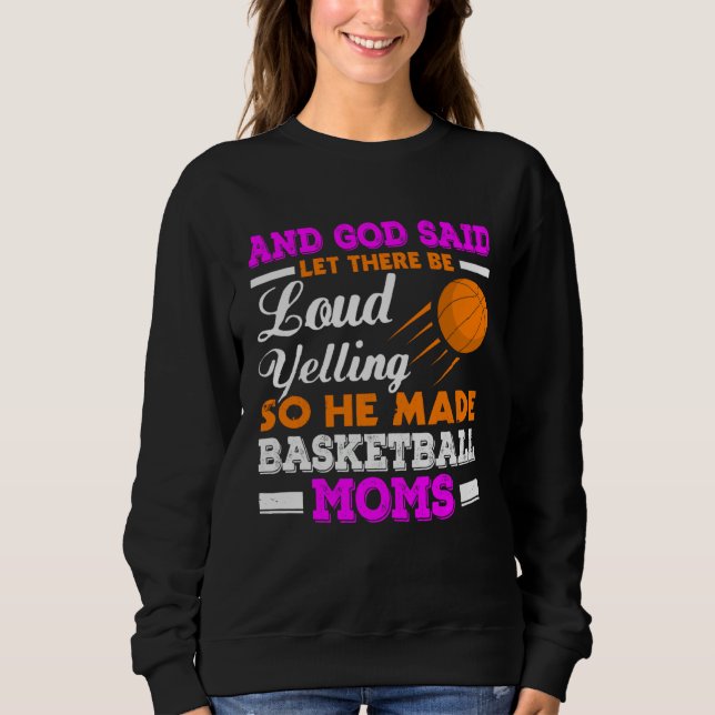 Sweatshirt Basketball Mum  Basketball Mum (Devant)