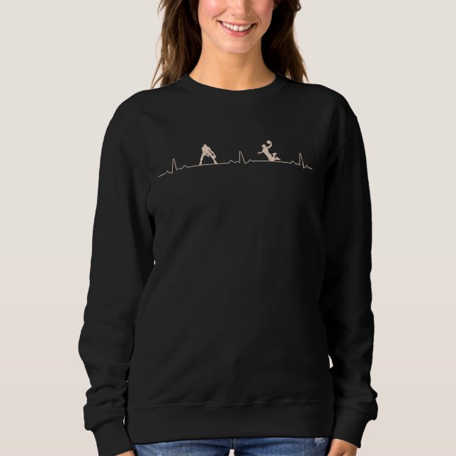 Sweatshirt Basketball Player  Cool Heartbeat (Devant)