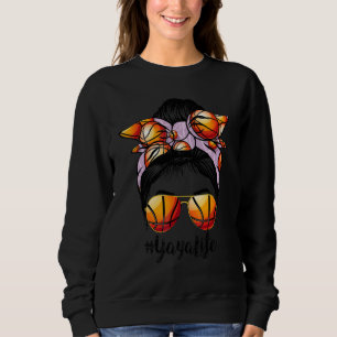 Sweatshirt Basketball Yaya Life Messy Bun Jour de jeu