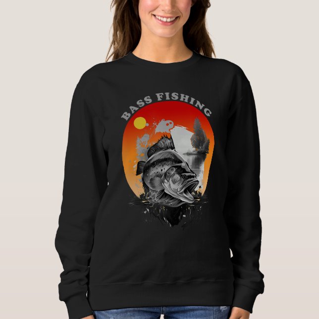 Sweatshirt Bass Fishing (Devant)