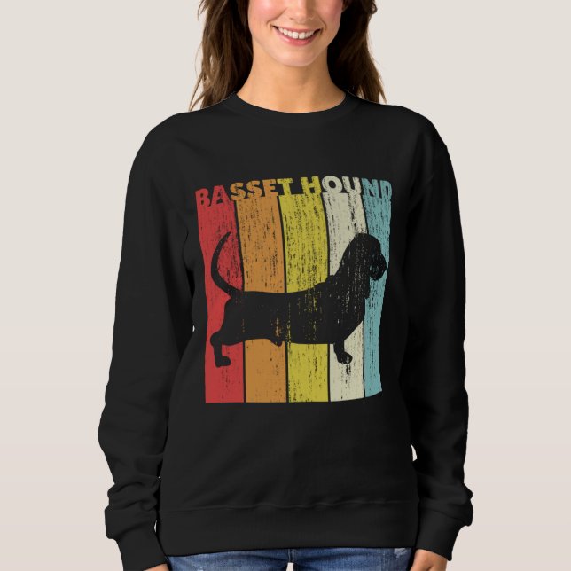 Sweatshirt Basset Hound  1 (Devant)