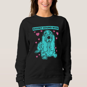 Sweatshirt Basset Hound Maman Chien Propriétaire Basset Hound