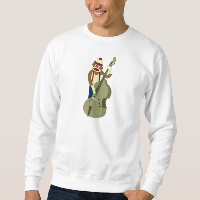 Sweatshirt Bassiste droit de singe de chaussette (Devant)