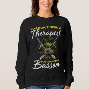 Sweatshirt Basson pour joueur de basson musicien de basson ba