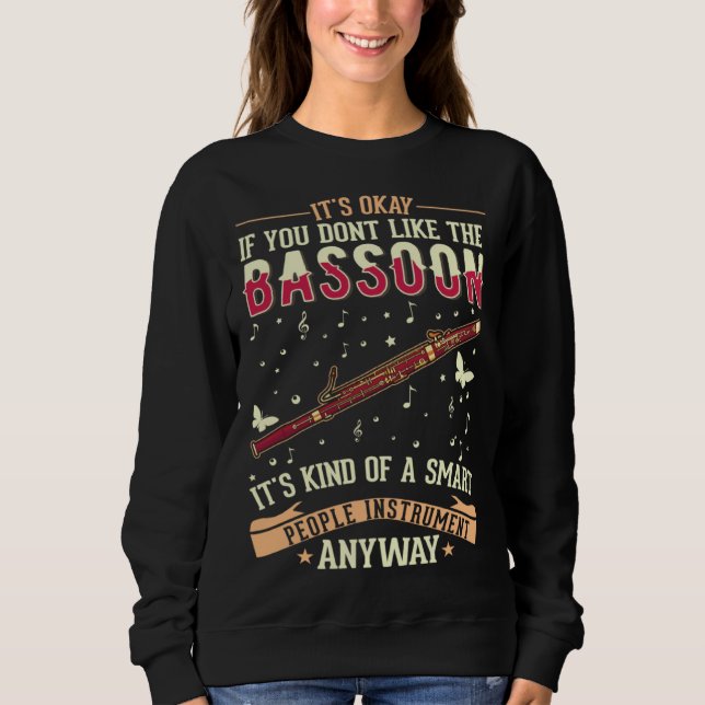 Sweatshirt Bassoon Bassoon Player (Devant)