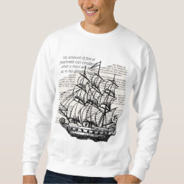 SWEATSHIRT BATEAU VINTAGE AVEC DEVIS
