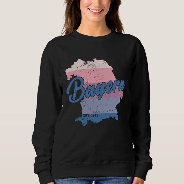 Sweatshirt Bavaria Federal State Germany Home (Devant)