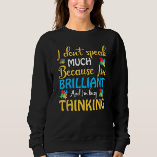 Sweatshirt Be Kind Sensibilisation sur l'autisme Rainbow Tren