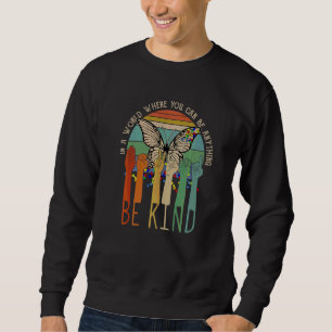 Sweatshirt Be Kind Sign Language Hand Talking Teacher Autism