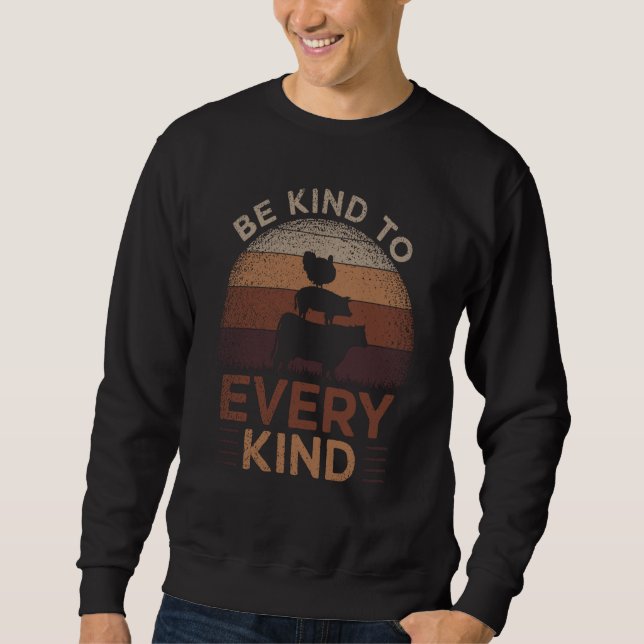 Sweatshirt Be Kind To Every Child Animals Hutch Farm Animal P (Devant)