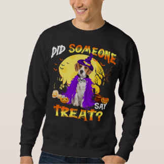 Sweatshirt beagle chien halloween quelqu'un a dit traiter