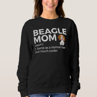 Sweatshirt Beagle Maman Définition Drôle Beagle propriétaire