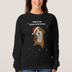 Sweatshirt Beagle Merry Christmas Winter Animals Dog