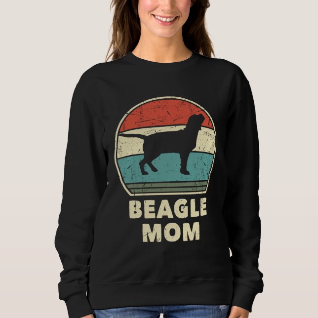 Sweatshirt Beagle Mom Dog  Women   Beagle Mama (Devant)