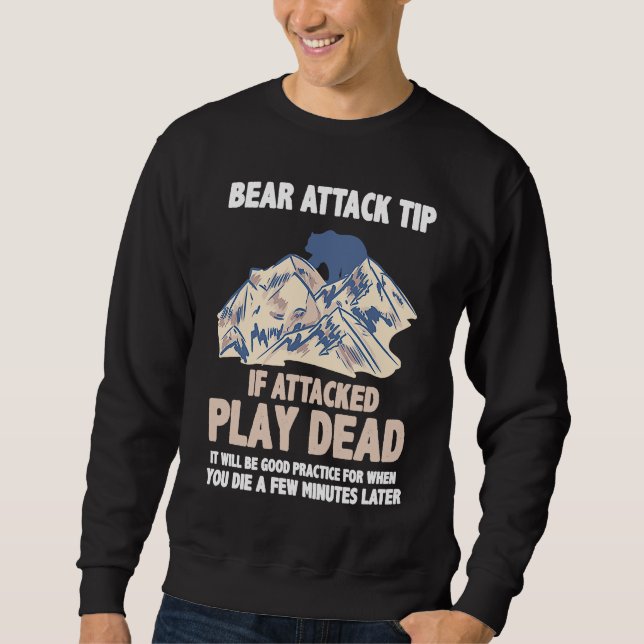 Sweatshirt Bear Attack Tip (Devant)