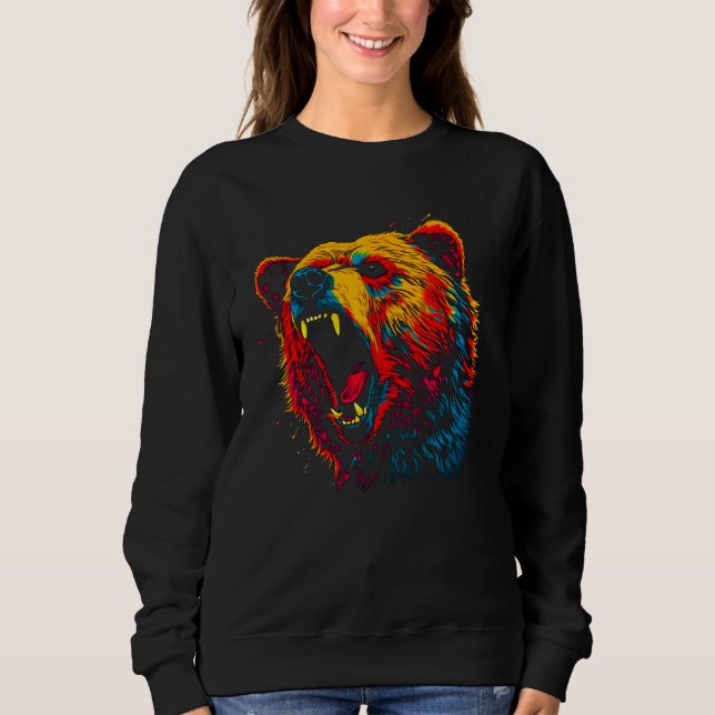 Sweatshirt Bear Spirit Animal (Devant)