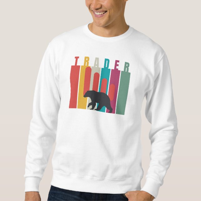 Sweatshirt Bearish market | Trader | Simple design (Devant)