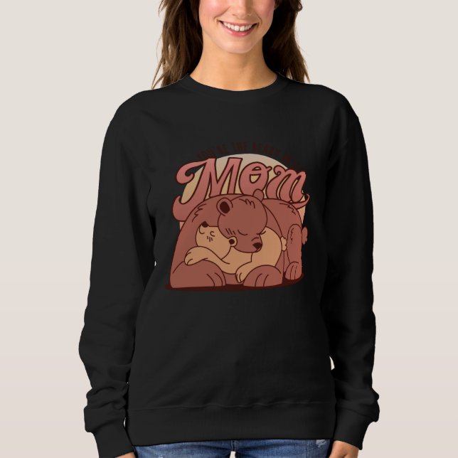 Sweatshirt Bears Mother Saying with Heart Best Mother (Devant)
