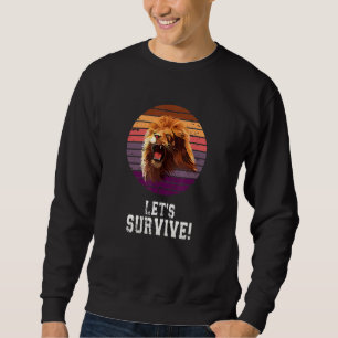 Sweatshirt Beau lion, lion, militant des droits des animaux