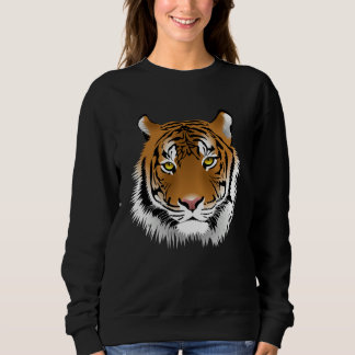 Sweatshirt Beautiful Tiger Face