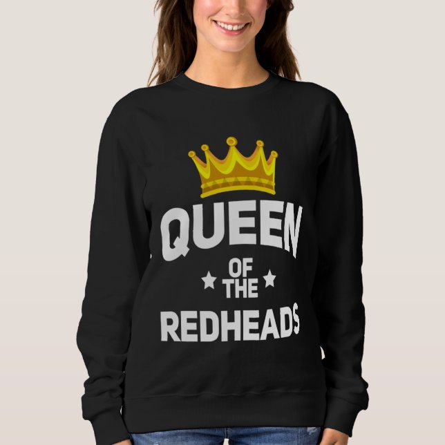 Sweatshirt Beauty beautiful pretty beautiful face red beautif (Devant)