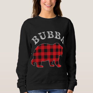 Sweatshirt BÉBÉ BÉBÉ ROUGE Bison noir Plaid Mama Checkerboa
