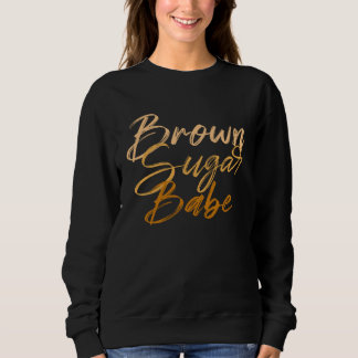 Sweatshirt Bébé Brown de sucre
