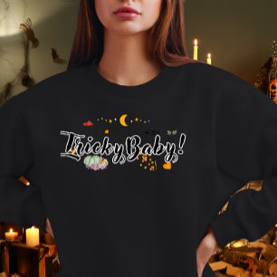 Sweatshirt Bébé délicat Halloween drôle 2026
