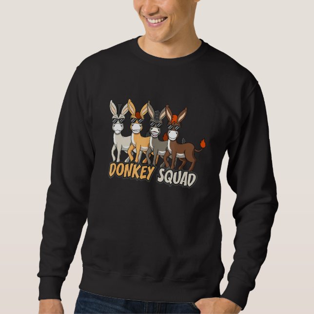 Sweatshirt Bébé Donkey Squad Mule (Devant)