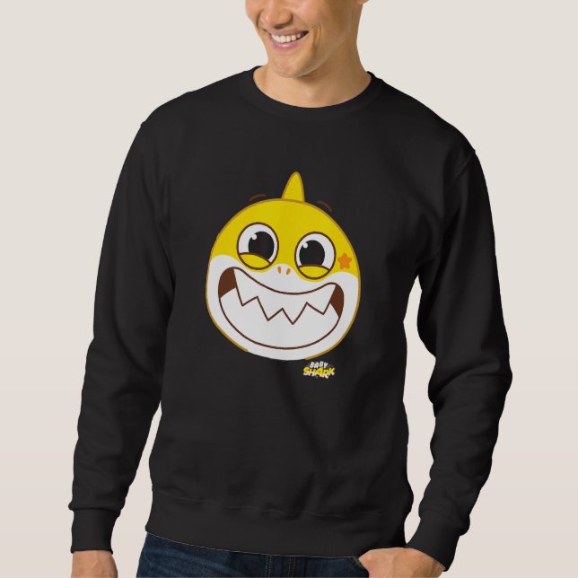 Sweatshirt Bébé requin souriant (Devant)