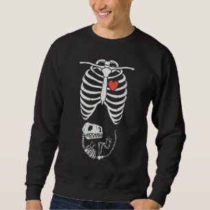 Sweatshirt Bébé squelette Dino Rex Halloween Annonce de gross